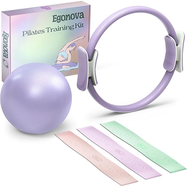 Set Fasce Elastiche Per Glutei E Pilates - Anello Magico, Palla Yoga, Resistenza A 8 - Foto 14