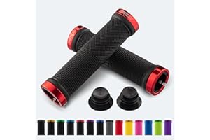 JETCAT Bike Grips, Bike Handlebar Grips, Mountain Bike Grips Handlebar, MTB Grips, Bicycle Grips BMX Grips, Bicycle Handlebar Grips Handles for Adults. Ebike, MTB, Scooter, Lock on