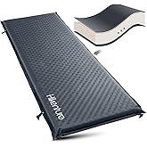 HIKENTURE Self Inflating Sleeping Pad, Extra Thick Camping Mattress with Carrying Bag, 9.5 R-Value Insulated Foam Sleeping Ma