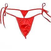 FORNY Mens Sexy Underwears Tie Side G String Comfortable T Back Thongs Briefs