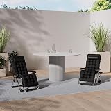 DQCHAIR Outdoor Zero Gravity Chair with Cup Holder Extra Wide Recliner 200 kg view 2