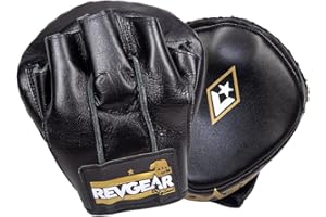 Revgear Boxing Pads Mitts, Boxing Mitts and Pads, Punching Mitts, Focus Mitts, Punching Pads, Boxing Paddles, Boxing Gloves and Pads (Pair)