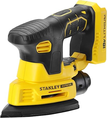Stanley Fatmax Fmcw210b Xj Ponceuse De Finition Lithium Ion 12 000 Trs Min Vitesse Variable Collection Efficace De La Poussiere Zones De Grip Batterie Non Incluse Amazon Fr Bricolage