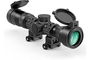 UUQ VibeShield 2-7X32 Rifle Scope with BDC Reticle - Shockproof SFP Optics for Hunting and Airsoft, Fit Large Caliber & High 