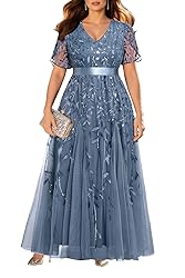 Mother of The Bride Dresses Plus Size Dusty Haze