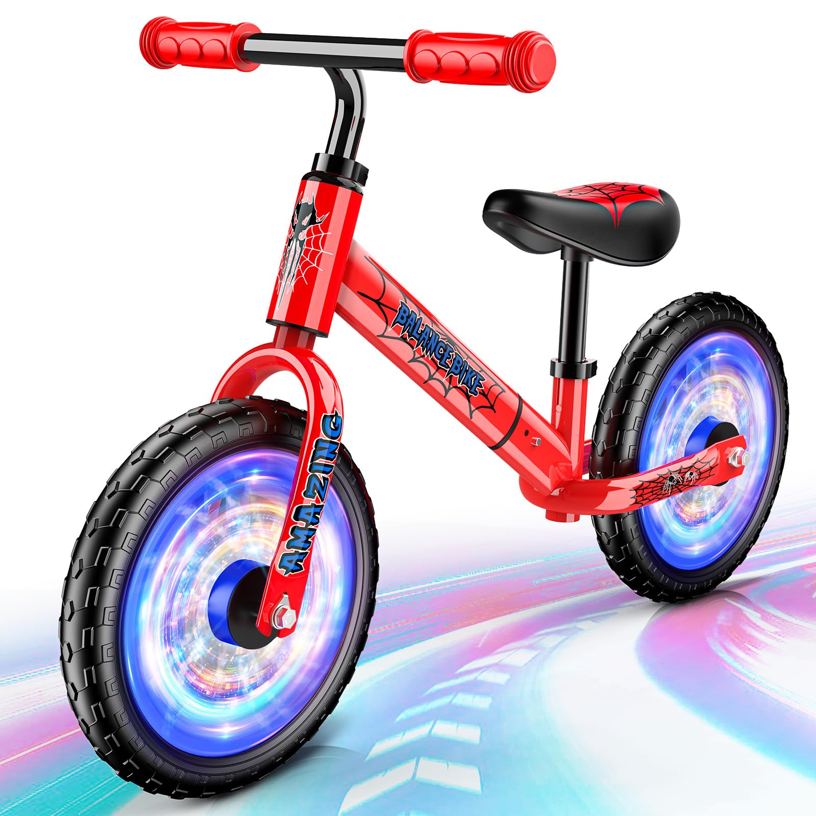 Braxel 12" Kids' Balance Bikes for 2 3 4 5 Year Old, Lightweight Magnesium Alloy No Pedal Balance Bike Training Bicycle 1-5 Year Old Boys First Bike Toddler Toys for 2 3 4 5 6 Year Old Boys
