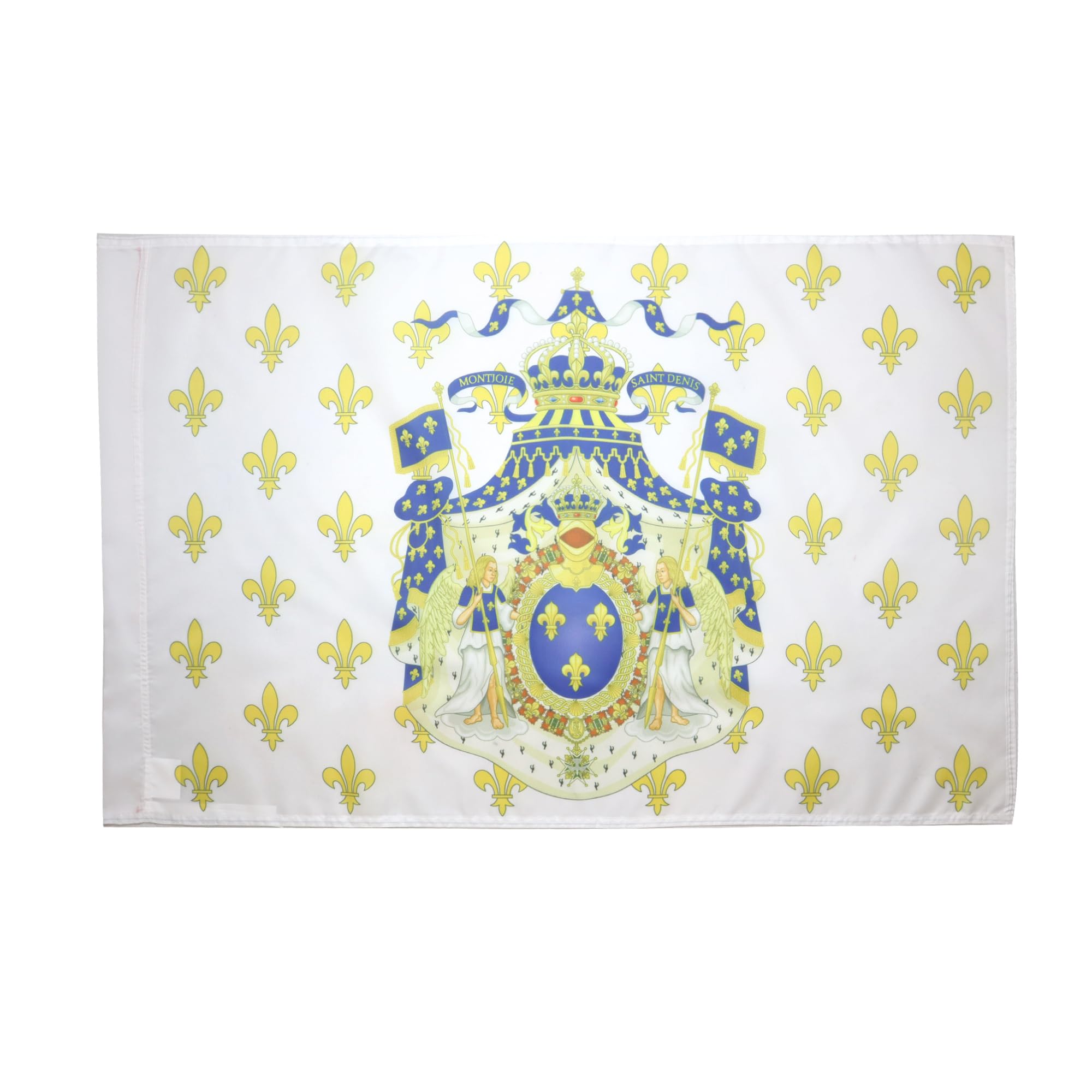 AZ FLAG - Kingdom of France Coat of arms Flag - 2x3 Ft - french royal Banner with Sleeve - 100% Polyester - Fade Resistant - Vivid Colors - 2' x 3' Feet - 90x60 Cm