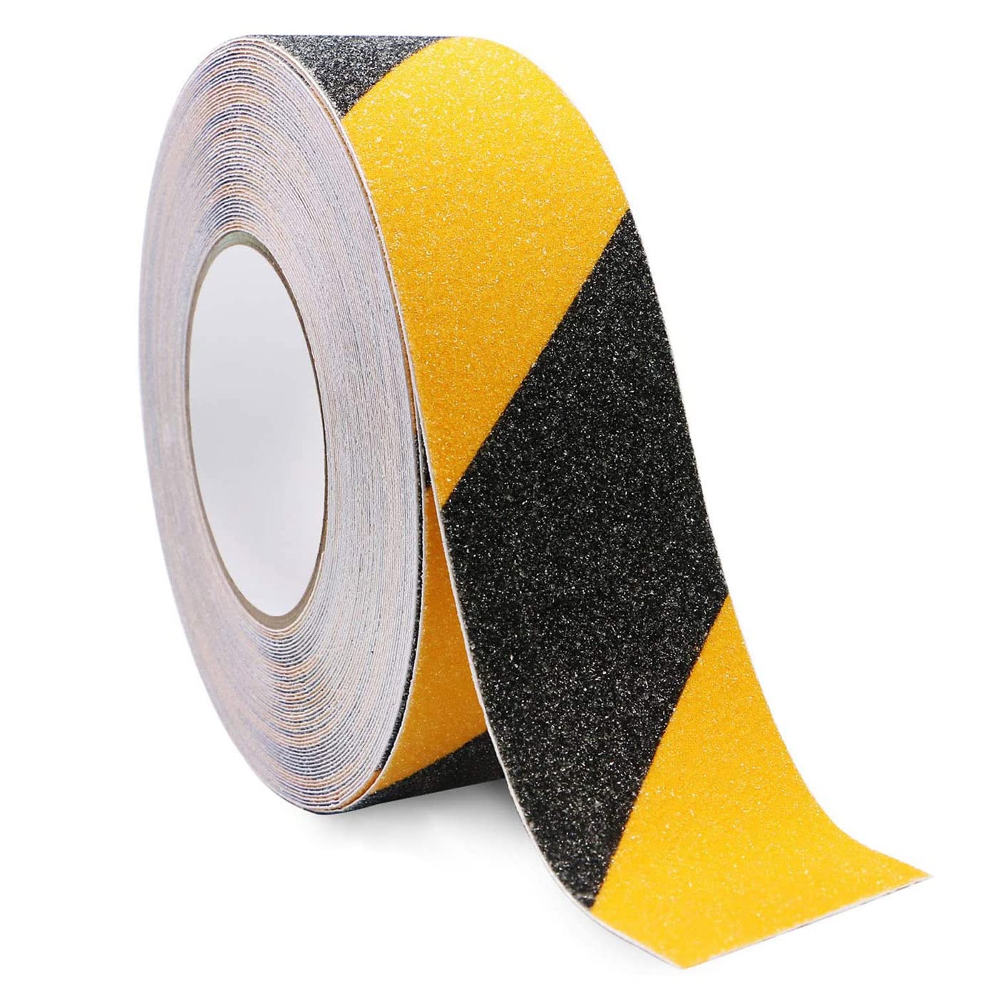 Gebildet 20m x 5cm Anti-slip Adhesive Tape, Non Slip Tape Improving Grip, Strong Adhesive Safety Sticker for Indoor and Outdoor, for Work and Home Safety. 65.6 ft x 2 inch, Black & Yellow — image 1