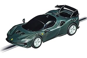 Carrera 64251 Ferrari SF-90 XX Stradale - Grigio Scuro 1:43 Scale Analog Slot Car Racing Vehicle GO Slot Car Toy Race Track Sets