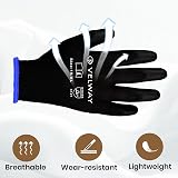 Velway 12 Pairs Safety Work Gloves PU Coated Non-Slip EN388 Size XL 10 view 3
