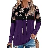 MODARANI Womens Pullover Hoodies Teen Girls Fashion Hooded Sweatshirt Womans Fall Tunic Top