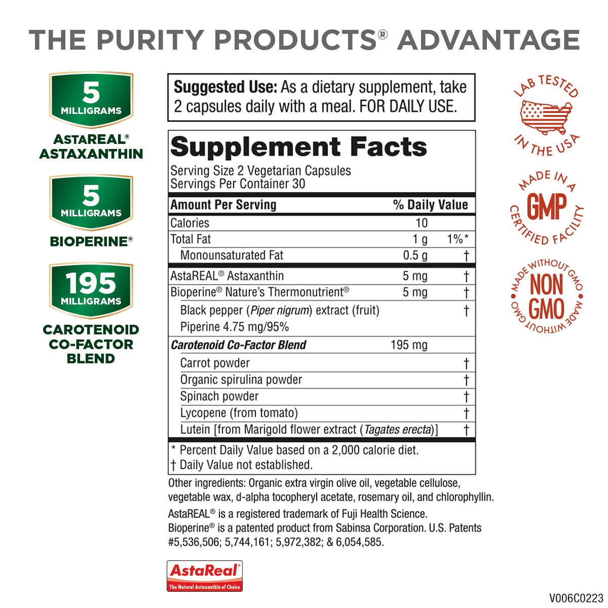 Mua Purity Products AstaFX Plus - Astaxanthin Super Formula - 30 Day ...