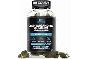 EFFECTIVE NUTRA Ashwagandha Gummies 1500mg | Stress Relief, Immune Support, Calm Mood, Energy | Natural Berry Flavor | 45-Day Supply | Vegan, Gluten-Free, Non-GMO | Supplement for Men & Women (90ct)