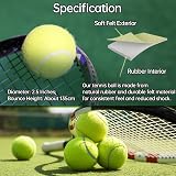 Magicorange Tennis Balls 12 Pack Practice Balls with Mesh Bag Blue view 5