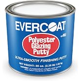 Evercoat Polyester Glazing Putty for Galvanized Steel, Aluminum, Fiberglass &amp; More - 20 Oz