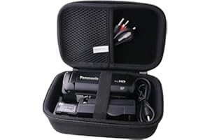 waiyu Hard Carrying Case for Panasonic Full HD Video Camera Camcorder HC-V180K/HC-V380K/HC-W580K