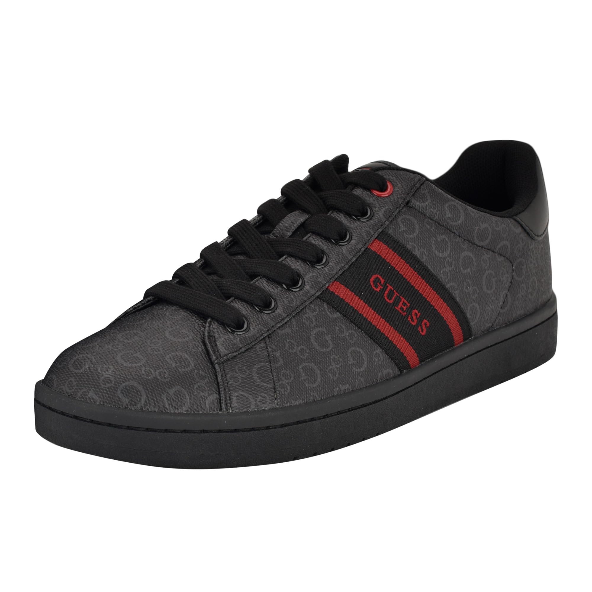 Photo 1 of Guess Men's LOVYNS Sneaker, Black Logo Multi 001, 9.5