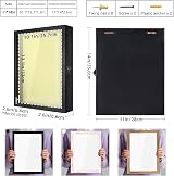 TJ.MOREE Flowers Shadow Box Display Case 11x14 Rustic Black with Glass Door view 2