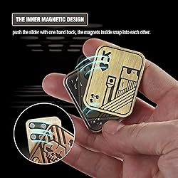Metal Fidget Toys, EDC Fidget Slider, Poker Push