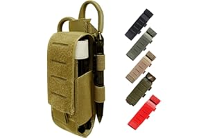 VIIDOO 2 Piece Upgrade Laser Cut 1000D Molle Torniquet Pouch, Tactical Medical Tourniquet Pouch Holster