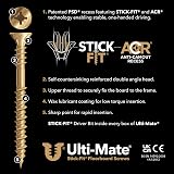 Ulti-Mate FB42050 Stick-Fit Floorboard Screws 4.2 x 50mm Zinc Yellow 200pk view 2