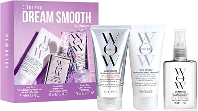 COLOR WOW Dream Smooth Travel Kit Hair Frizz Control 75ml Shampoo 75ml Cond