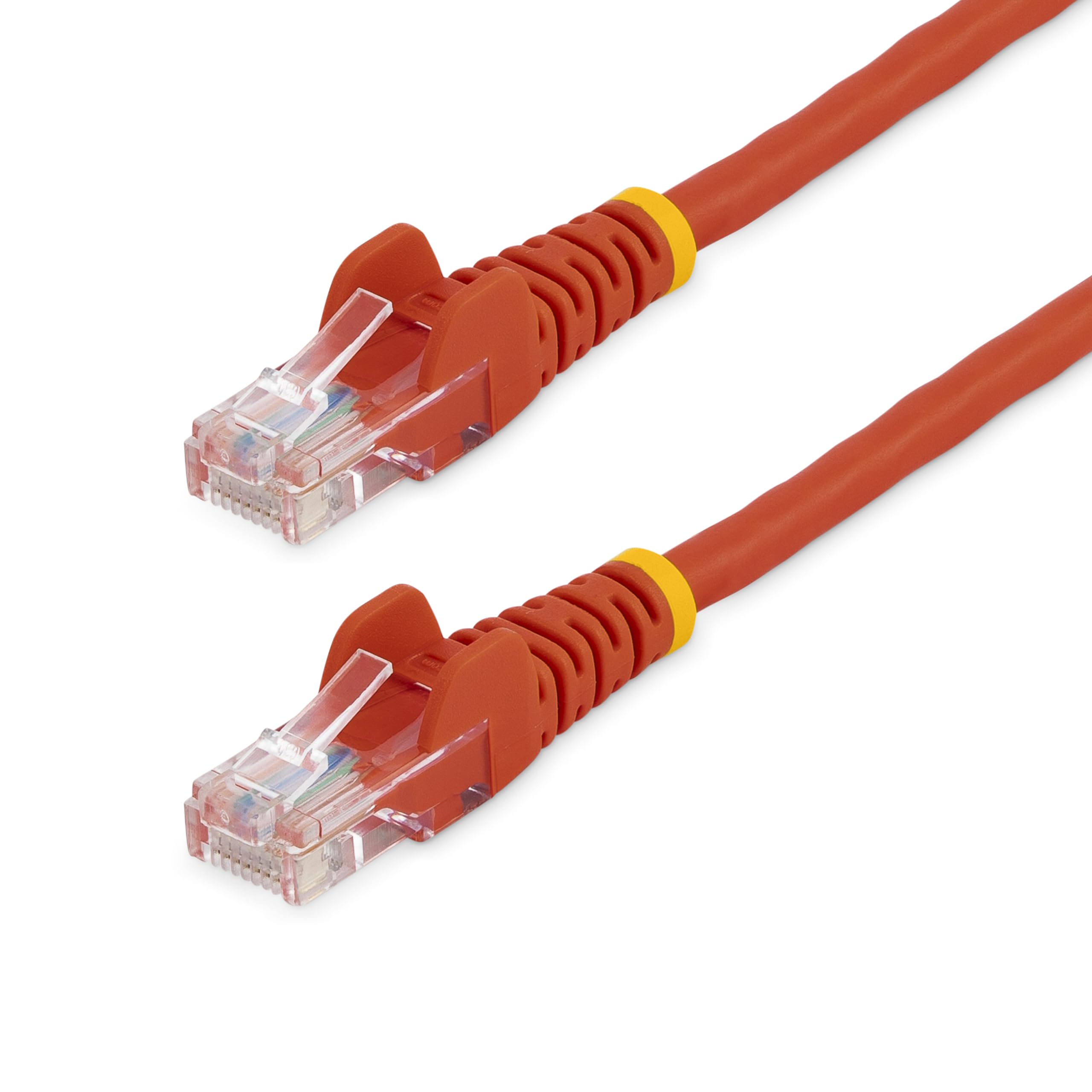 StarTech.com Cat5e Ethernet Cable - 30 ft - Red- Patch Cable - Snagless Cat5e Cable - Long Network Cable - Ethernet Cord - Cat 5e Cable - 30ft (45PATCH30RD)