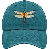 Nuanua Spiritual Dragonfly Dad Hat Embroidered Or Printed Vintage Distressed Adjustable Boho Nature Inspirational Gift