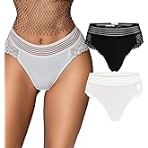 Avidlove Sexy Panties for Women Lace Underwear Cheeky Hipster Panties Stretch Briefs Multipack