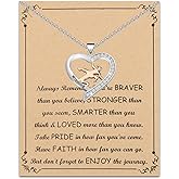 BNQL Women's Wrestling Necklace - Inspirational Jewelry Gift