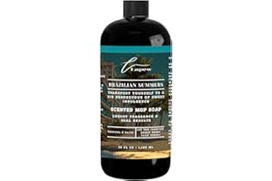 Lapew Brazilian Summers Scented Mop Soap Concentrate 36 oz | Premium Fragranced Floor Cleaner | Streak-Free | Hard Floor Cleaning Solution | Eco Friendly | Made in USA