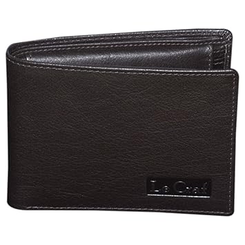 Le Craf Edward Dark Brown Mens Leather Wallet