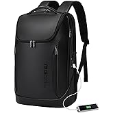 BANGE Business Smart Backpack Waterproof fit 15.6 Inch Laptop Backpack with USB Charging Port,Travel Durable Backpack
