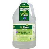 Biokleen Bac-Out Pet Stain Remover - Enzymatic, Natural, Plant-Based Destroys Stains &amp; Odors, Safe for Surfaces &amp; Fabrics, Carpet Cleaner - Eco-Friendly, Lavender Lime Scent, 1 Gallon