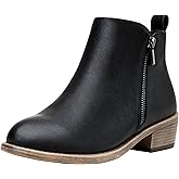 Jeossy Women's 905 Ankle Boots, Classic Low Heeled Short Booties, Casual Comfortable Boots with Wide Widths Available