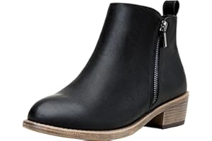 Jeossy Women's 905 Ankle Boots, Classic Low Heeled Short Booties, Casual Comfortable Boots with Wide Widths Available