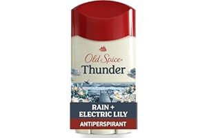 Old Spice Dry Feel Antiperspirant Deodorant for Men, 24/7 Long Lasting Freshness, 24/7 Lasting Sweat & Odor Protection, Gentle on Skin with Skin Conditioners, Thunder Rain + Electric LilyScent, 2.6 oz