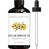 Brooklyn Botany Helichrysum Essential Oil - 100% Pure and Natural - Premium Grade Oil with Dropper - for Aromatherapy and Diffuser - 1 Fl Oz