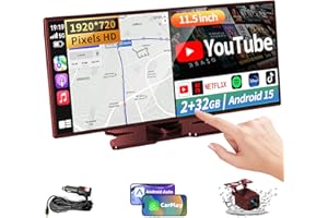 2 in 1 CarPlay Dongle,Convert Wired to Wireless,Wireless CarPlay Adapter&Wireless Android Auto Adapter,for Factory Wired Cars