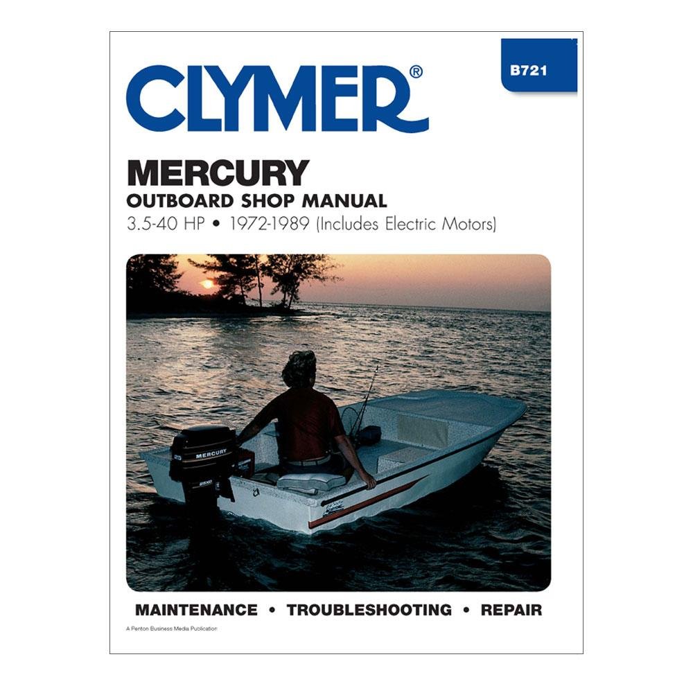 Amazon.com : Mercury Outboard Shop Manual 3.5-40 Hp 1972-1989 (Includes  Electric Motors) [Paperback] [1989] 5th Ed. Randy Stephens : Sports &  Outdoors