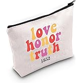 PXTIDY P M Sorority Makeup Bag Big Little Sorority Gifts P M 1852 Sorority Seminar Zipper Pouch Sorority Thanks Gift