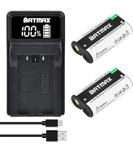 Amazon.com: Kastar 1-Pack KLIC-8000 Battery and AC Wall Charger