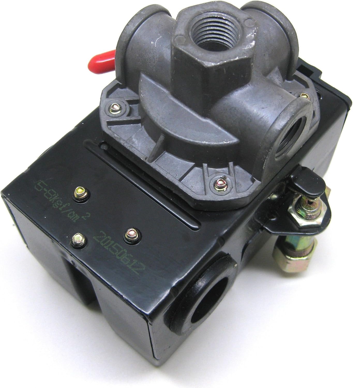 Lefoo Quality Air Compressor Pressure Switch Control 95-125 PSI 4 Port w/Unloader LF10-4H-1-NPT1/4-95-125: Home Improvement