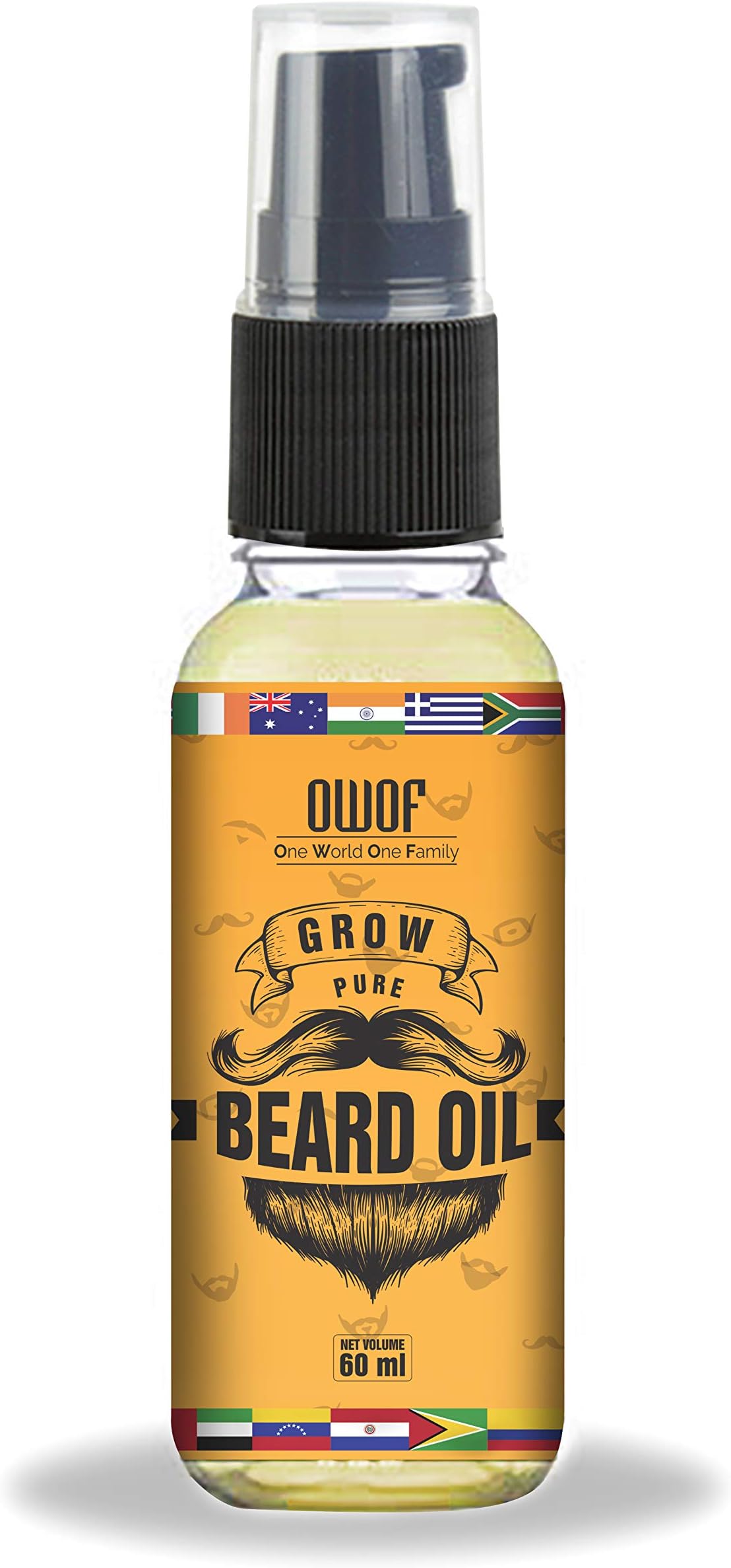 OWOF Beard Growth Oil For Men, 60ml