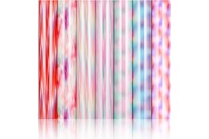 TIANLAI Watercolor Colorful Tie-Dye Heat Transfer Vinyl, 12"x 10" HTV Vinyl for Shirts, Iron on Vinyl for All Cutter Machine, Easy to Cut and Weed for Heat Vinyl Design (Art Style)