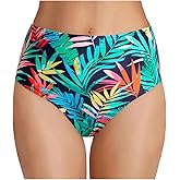 Tempt Me Women's High Waist Bikini Bottom - Full Coverage Bathing Suit Swim Bottom 2025 Swimsuit Swimwear