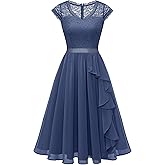 Wedtrend Women's Bridesmaid Dresses Short Prom Dress Ruffle Semi Formal Cocktail Dresses Floral Homecoming Dress