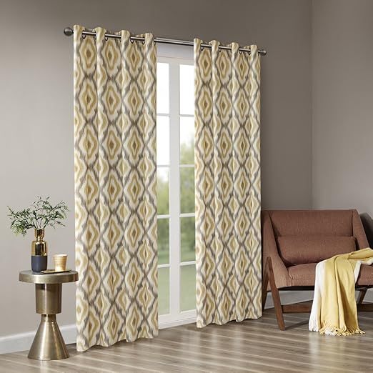 Amazon Com Yellow Curtains For Living Room Modern Contemporary