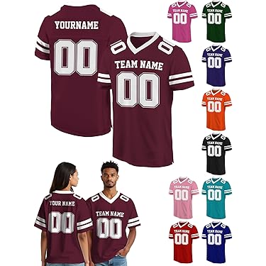 Amazon Best Sellers: Best Women's Football Jerseys