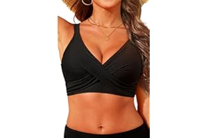 Women Bikini Top Only - Push Up Large Bust Swimsuit Top 2025 Twist Front Bathing Suit